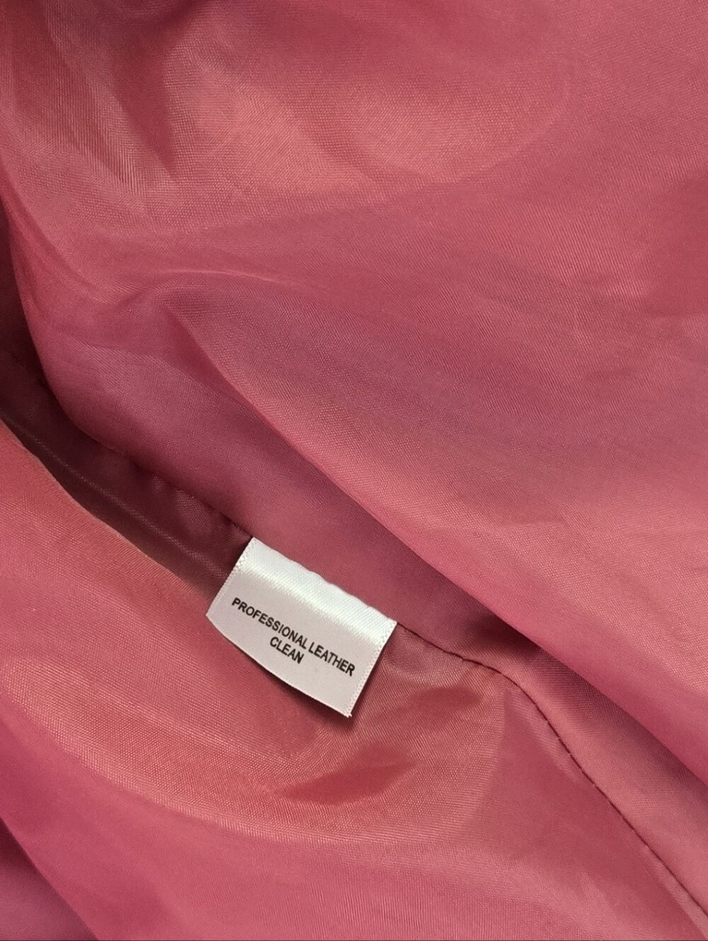 Avenue Genuine Leather Fuchsia Moto Jacket | Size 16 - Picture 6 of 6